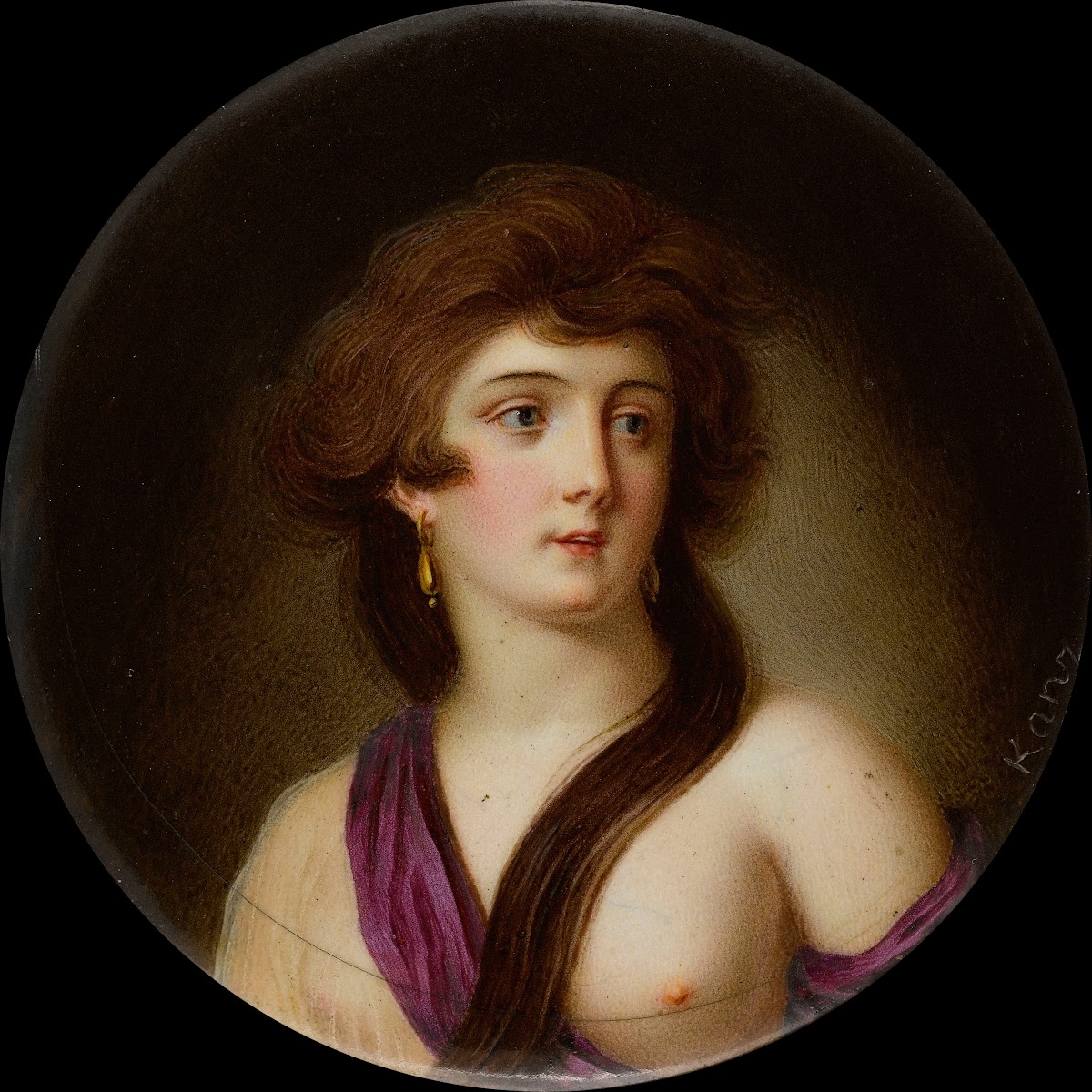 Portrait dune jeune femme 1790   1810