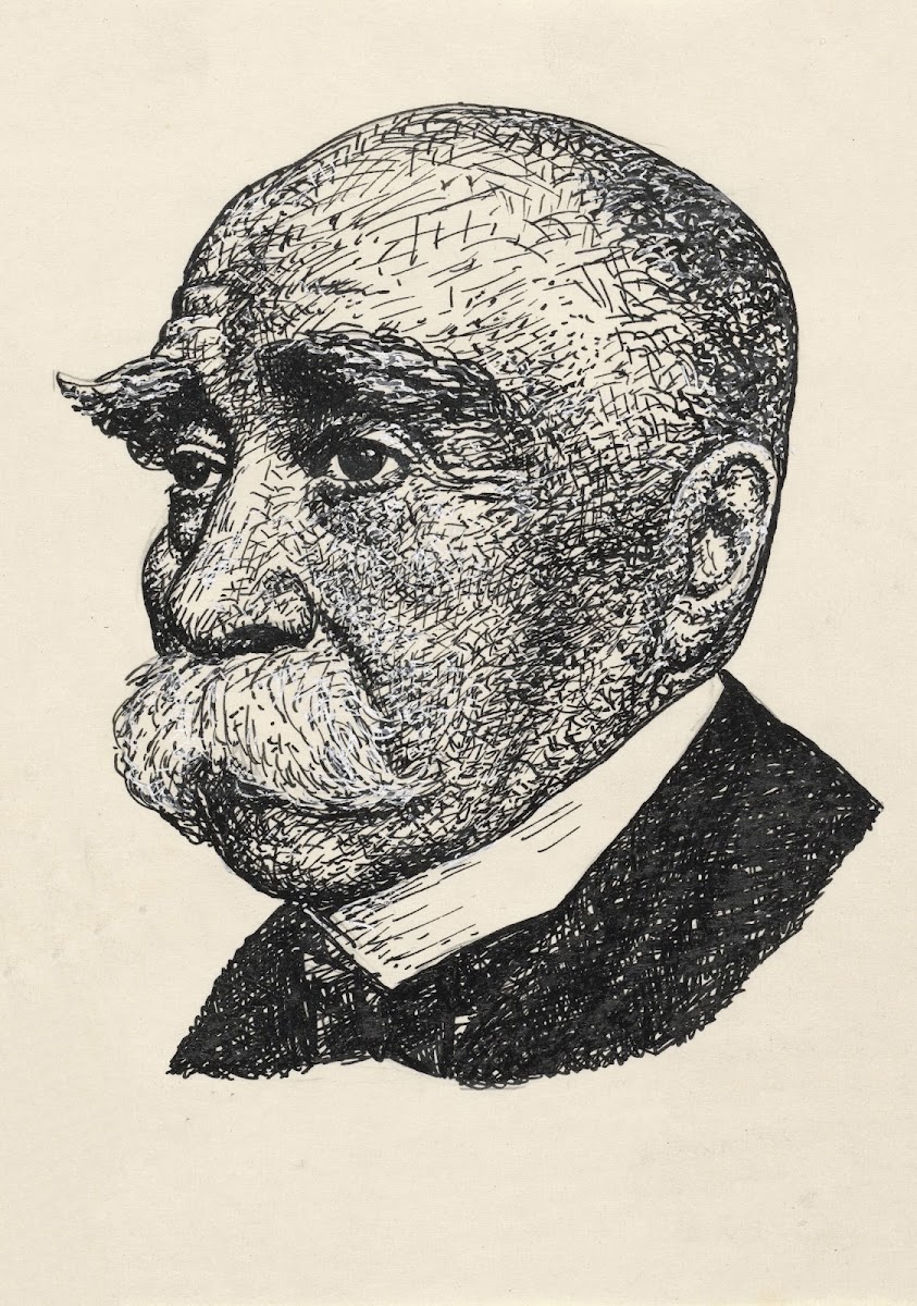 Portret van George Eugène Benjamin 20th century