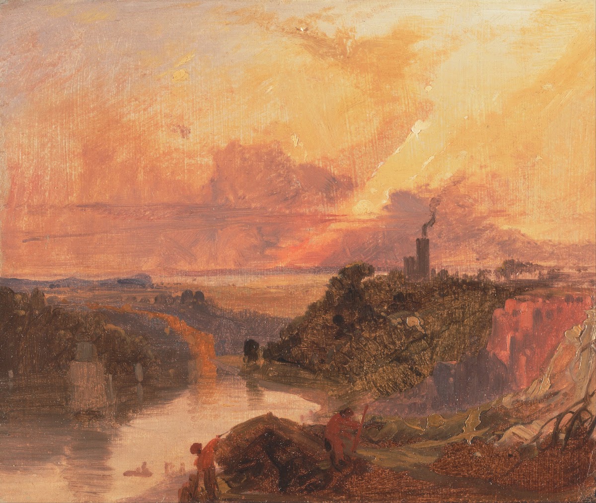 The Avon Gorge at Sunset ca 1850