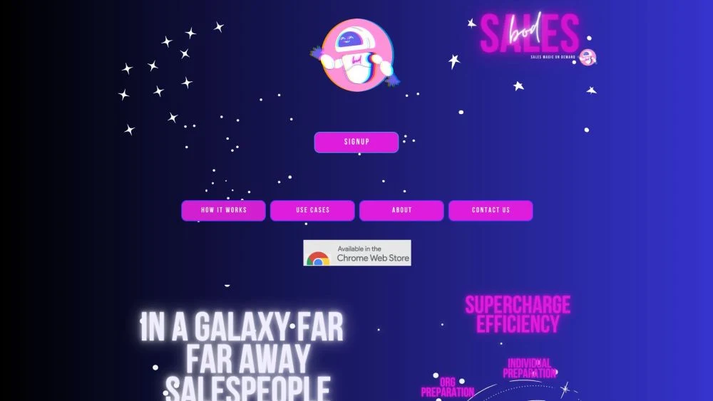 Captura de salesbod.ai