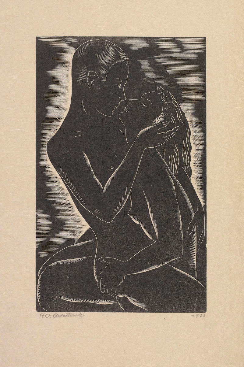 Para w miłosnym uścisku 1933