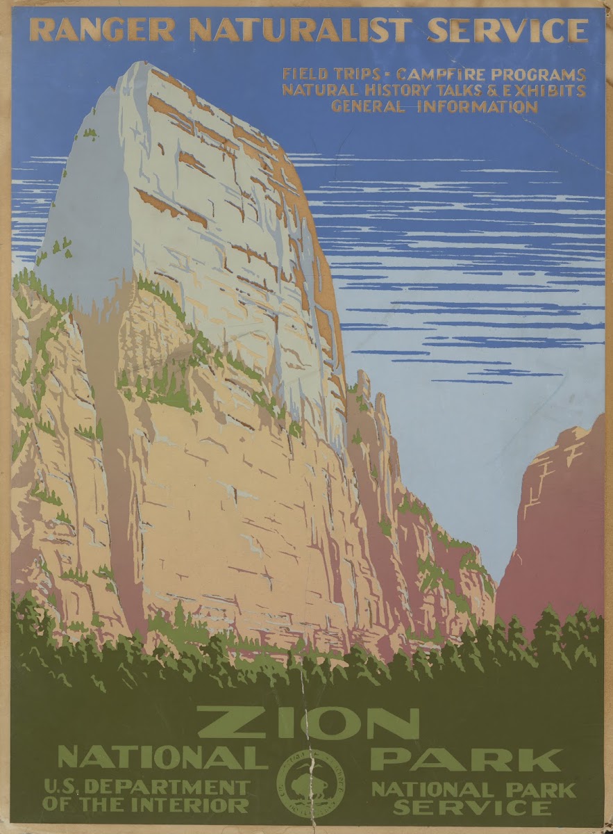 Zion National Park Ranger Naturalist Service 1938