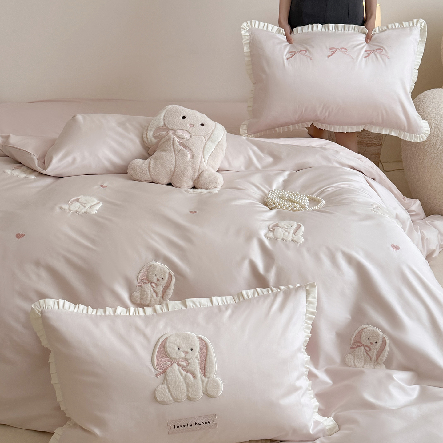 Children's bedding made from long-staple cotton, 4-piece set