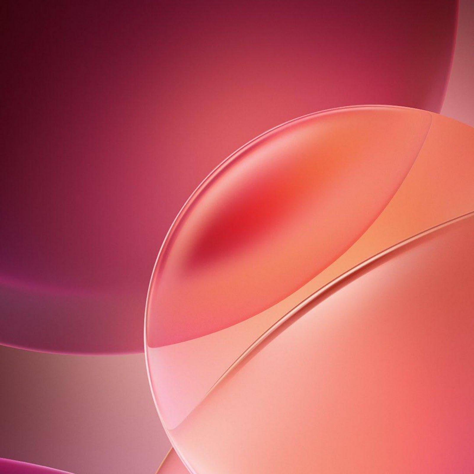 Download Abstract Pink Glass Spheres Full HD iPhone