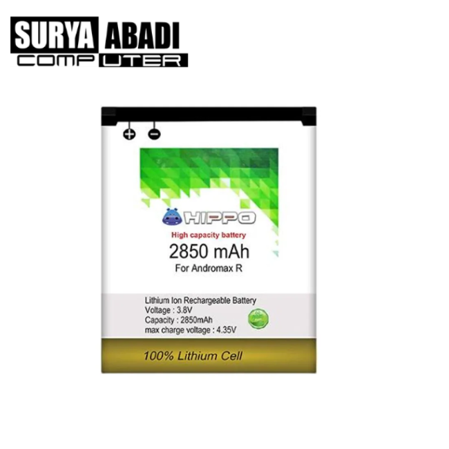 BATERAI HIPPO ANDROMAX R 2850 MAH