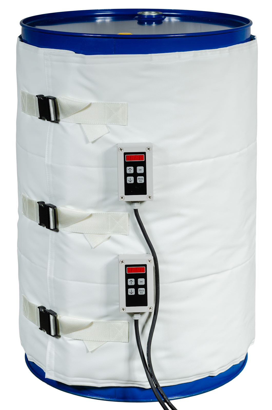Vatverwarmer food & pharma 200-220L (0-120°C) – 2x600W, twee zones
