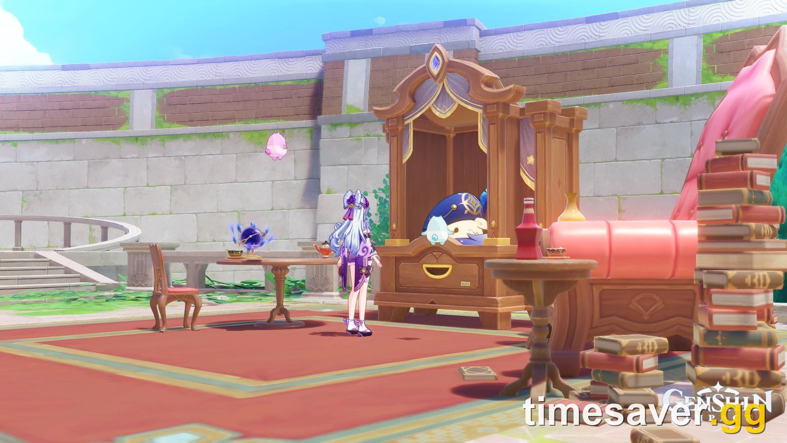 Yumemizuki Mizuki in Genshin Impact during the Witch's Revelation Instruction Beyond Dreams quest