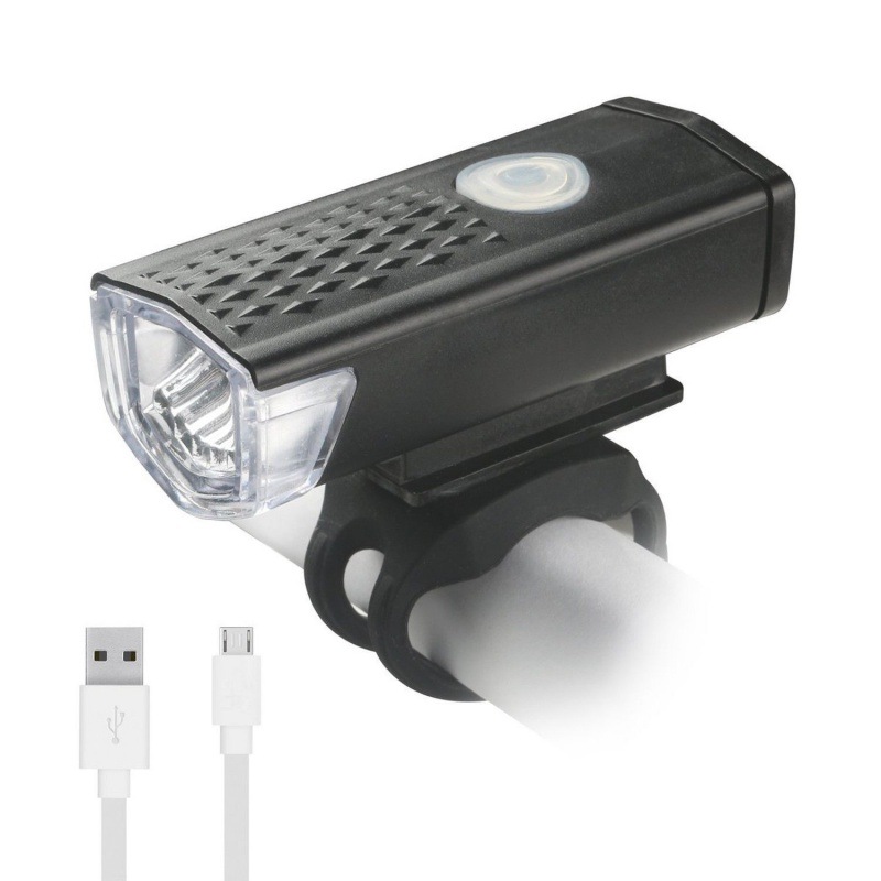 USB bike light with LED illumination