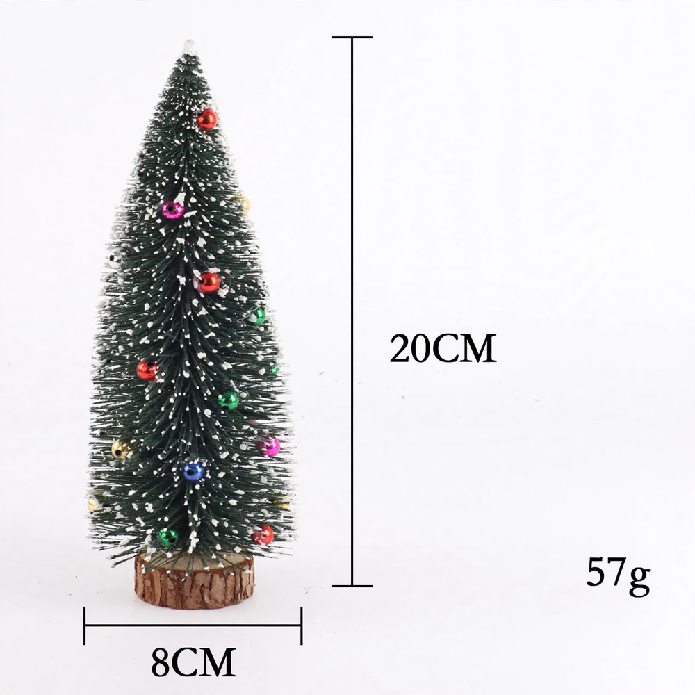 Mini-Weihnachtsbaum aus Kiefernnadeln, verschiedene Farben