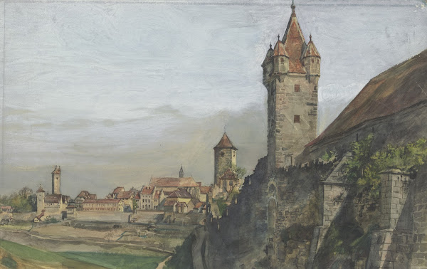 Teilansicht von Rothenburg ob der Tauber