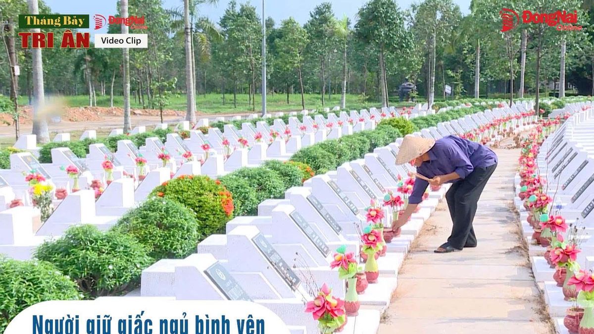 [Chuỗi video] Tháng Bảy tri ân: Người giữ giấc ngủ bình yên cho liệt sĩ - Báo Đồng Nai