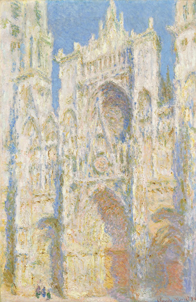 Rouen Cathedral West Façade Sunlight 1894