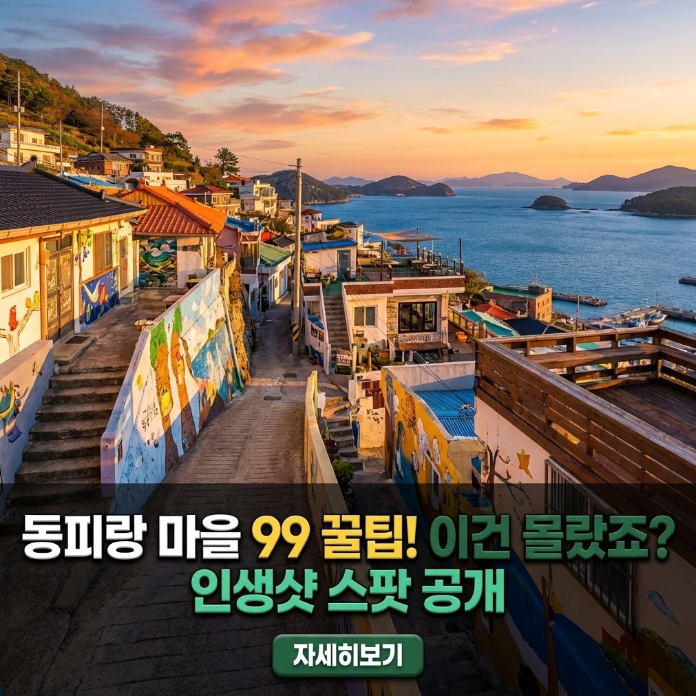통영 동피랑 마을 완벽 가이드: 역사와 매력