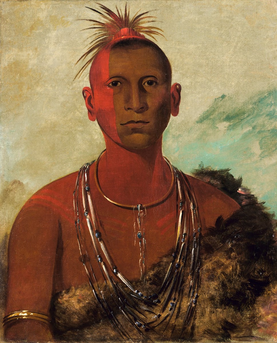 Náh Se Ús Kuk Whirling Thunder Eldest Son of Black Hawk 1832