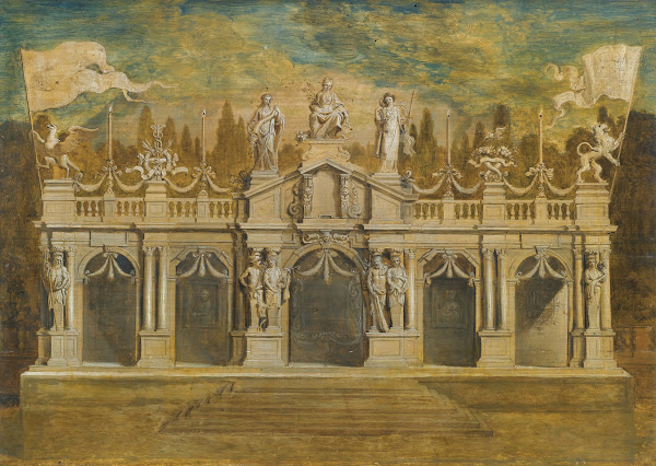 A Design For A Classical Loggia ToCelebrate The Treaty Of Munster In AntwerpJuly
