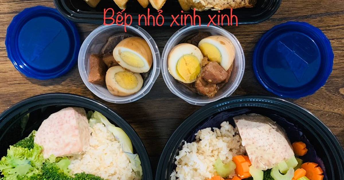 Cơm thịt heo kho hột gà