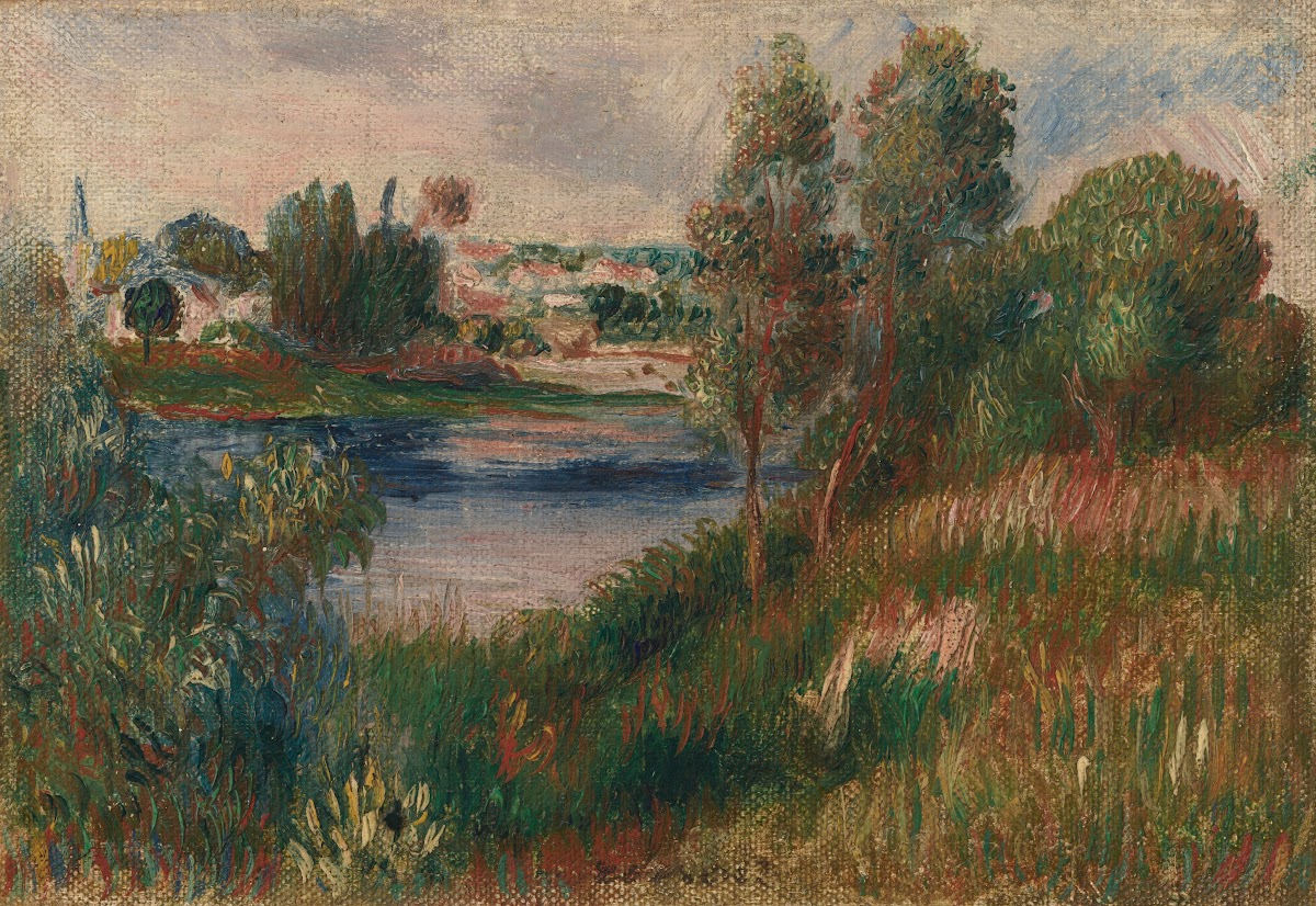 Landscape at Vétheuil c 1890