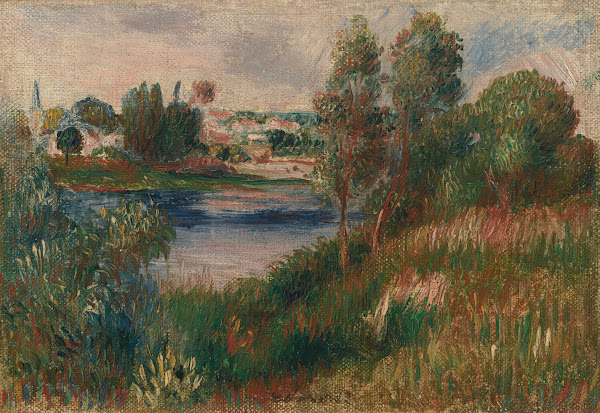 Landscape at Vétheuil c 1890