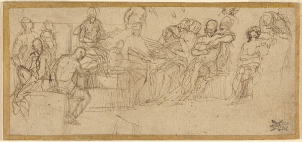 Christ Preaching in the Temple 1548