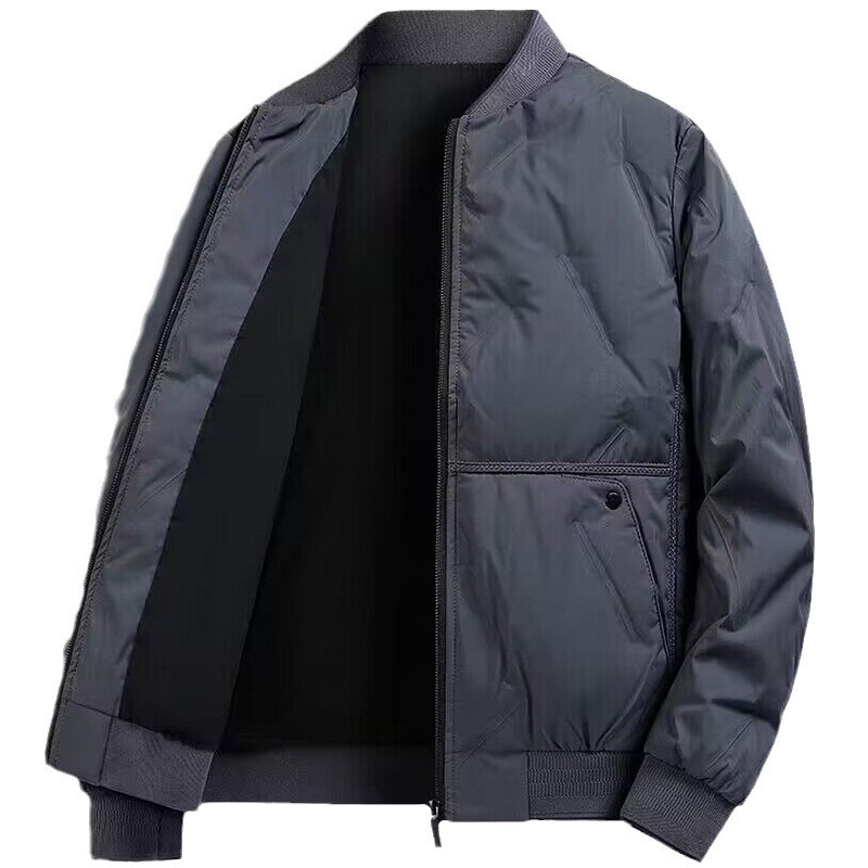 Herren-Winterjacke, gefüttert, wendbar