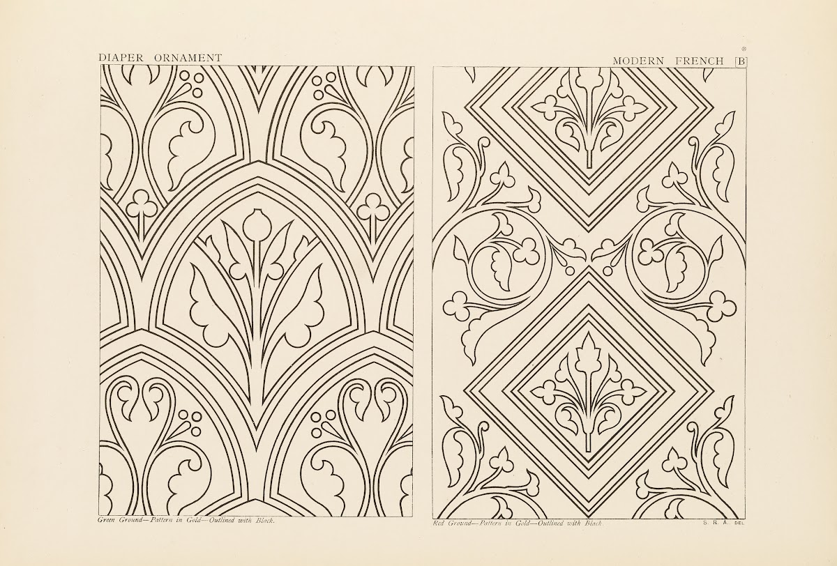 Outlines of ornament in the leading styles Pl44 1881