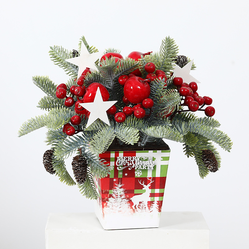 Kleine Tisch-Weihnachtsbaum-Dekoration, 25 cm