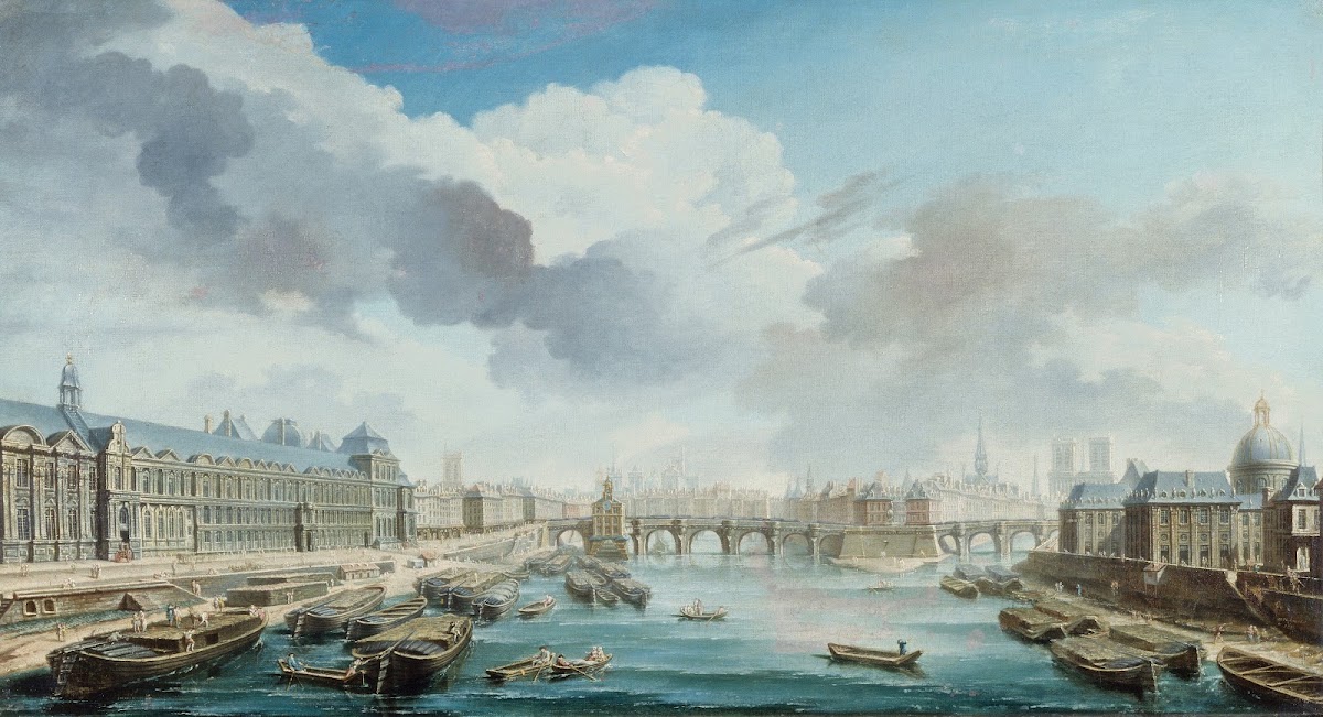 Le Louvre le Pont Neuf et le Collège des Quatre Nations actuel Institut de Franc