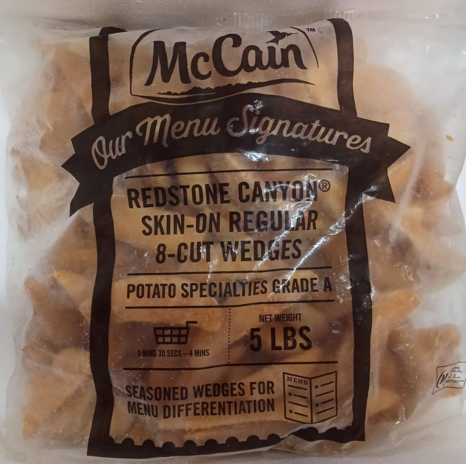 Mccain Redstone Battered Spicy Wedges - 2.27Kg