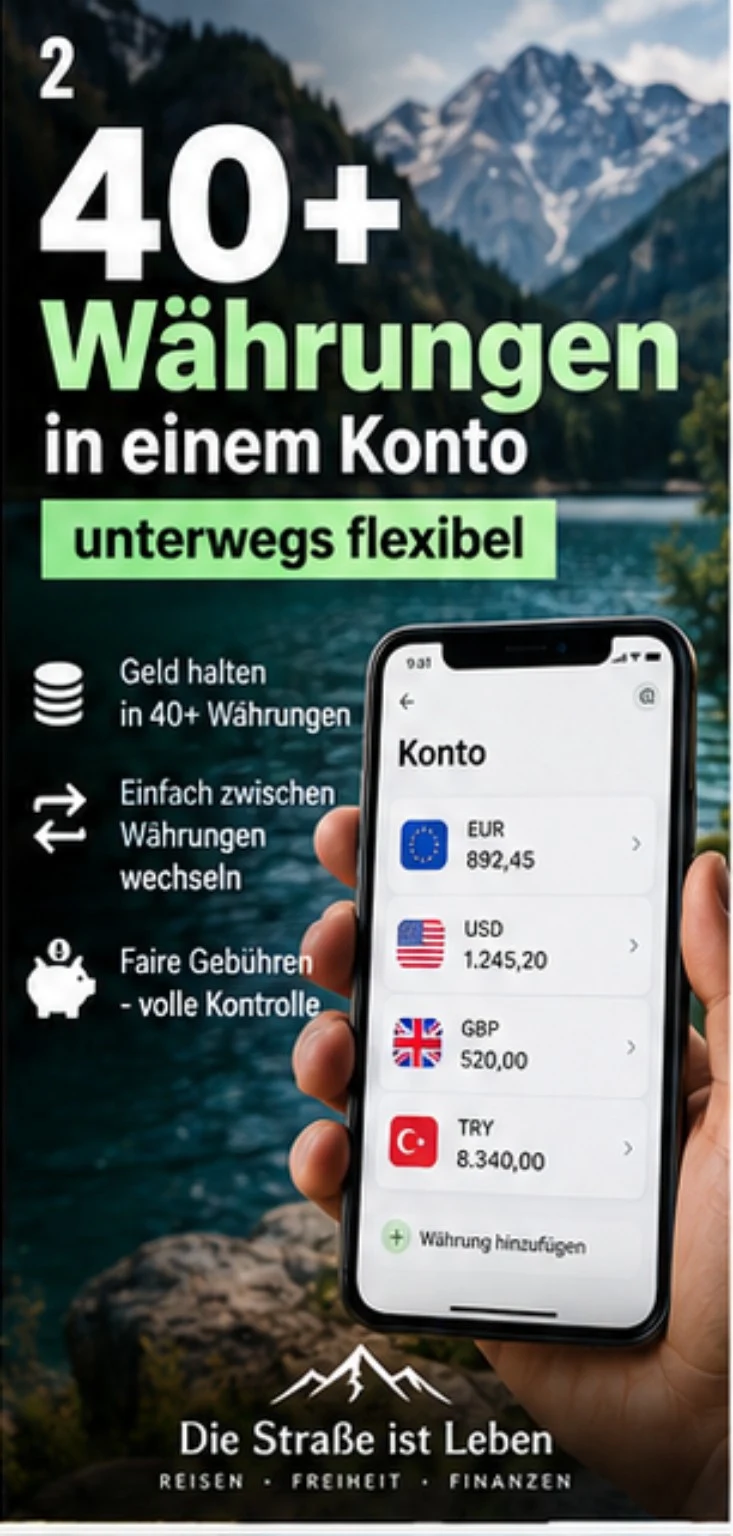 40+ Währungen in einem Konto: Mit Wise unterwegs flexibel bleiben