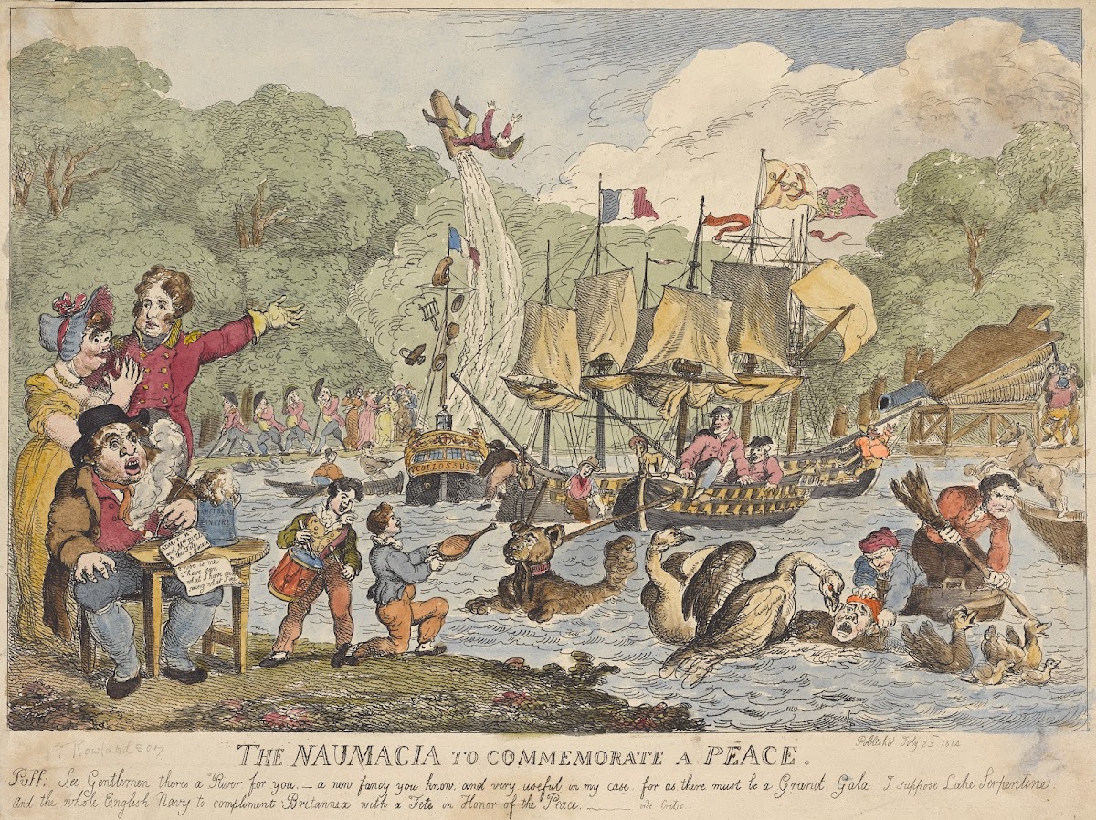 The Naumacia to commemorate a peace 1814