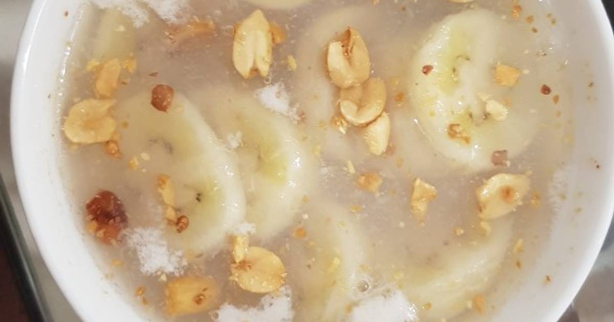 Chè chuối đậu phộng