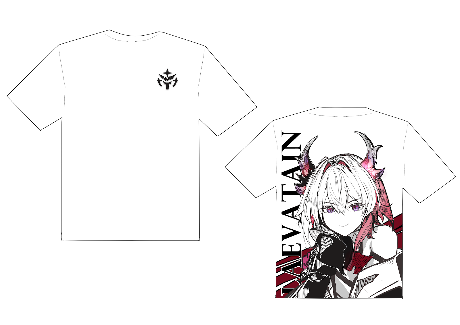 T-Shirt Laevatain White by Karbiter ( Yuki Azuya )