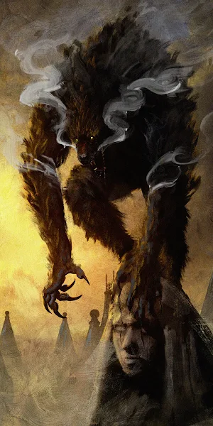 Werewolf Art, Fantasy Creature, Monster, Dark Fantasy Full HD iPhone Wallpaper Background