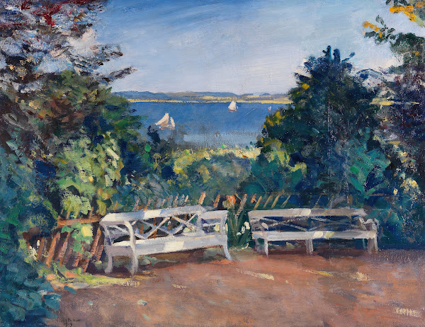 Garten in Travemünde 1919