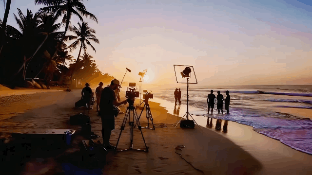 On location