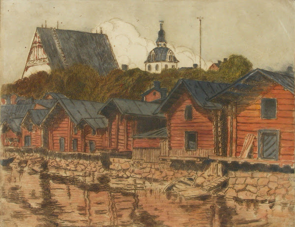 Porvoon ranta aittoja 1902