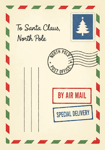 Letter to Santa Claus Envelope