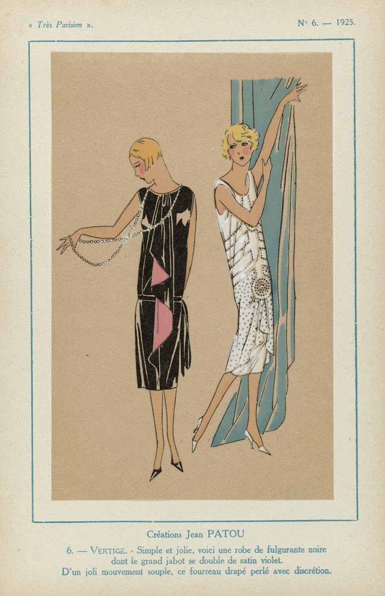 Créations Jean Patou  Vertige 1925