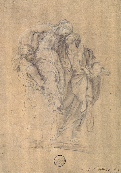 Two Men Carrying a Body 1740   1750