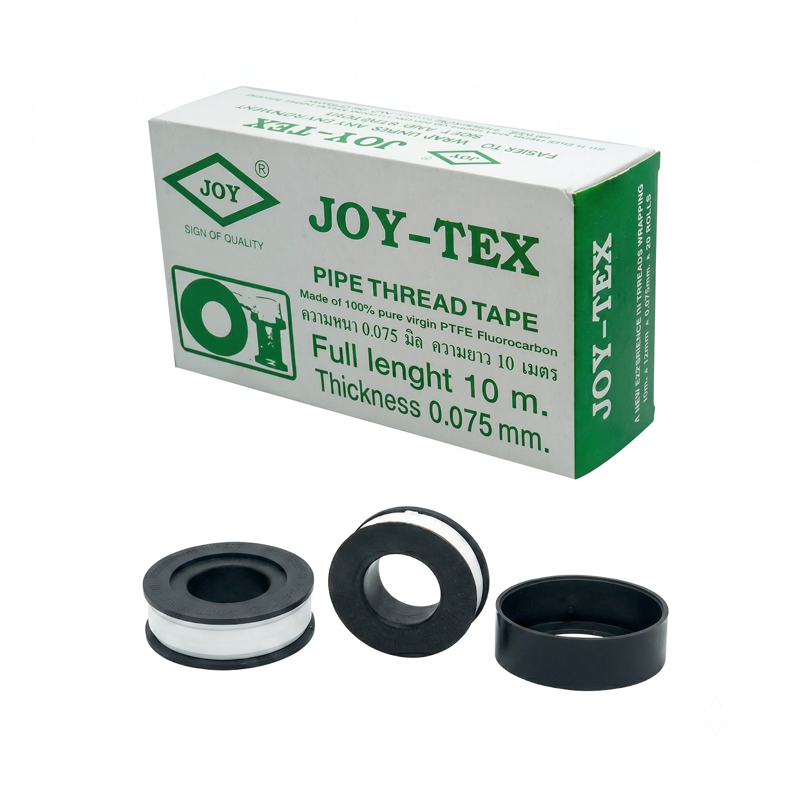 เทปพันเกลียว JOY-TEX 12MM.X10M. จอย-เทค
