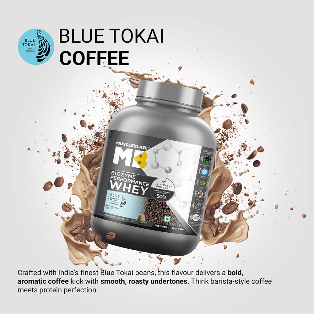 Biozyme Performance Whey — Blue Tokai Coffee, 4.4 lb