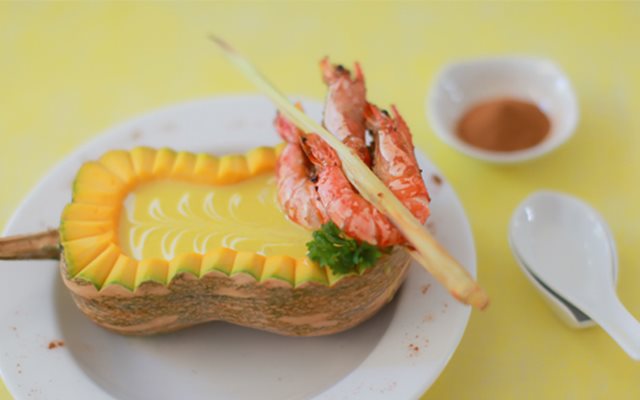 Tôm Sú Nướng Xiên