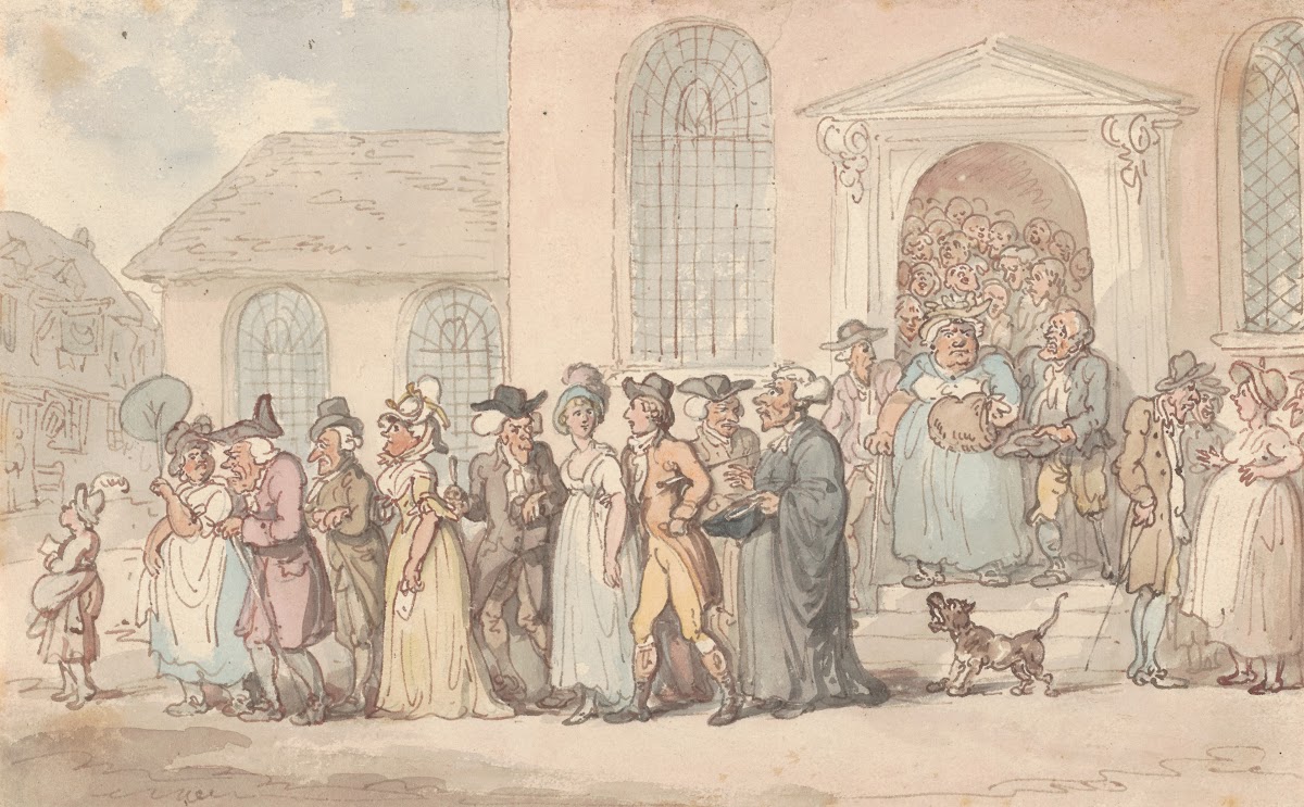 Coming from church ca 17801825