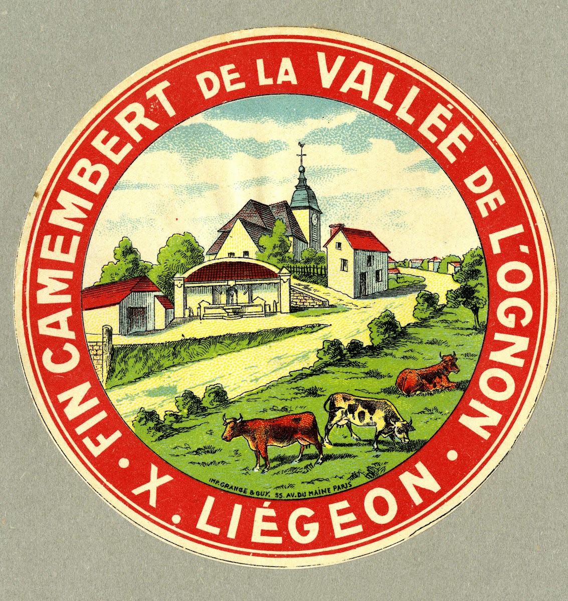 Fin camembert de la vallée de lOgnon