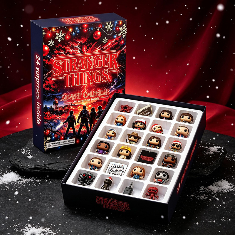 Christmas Advent Calendar with Acrylic Ornaments