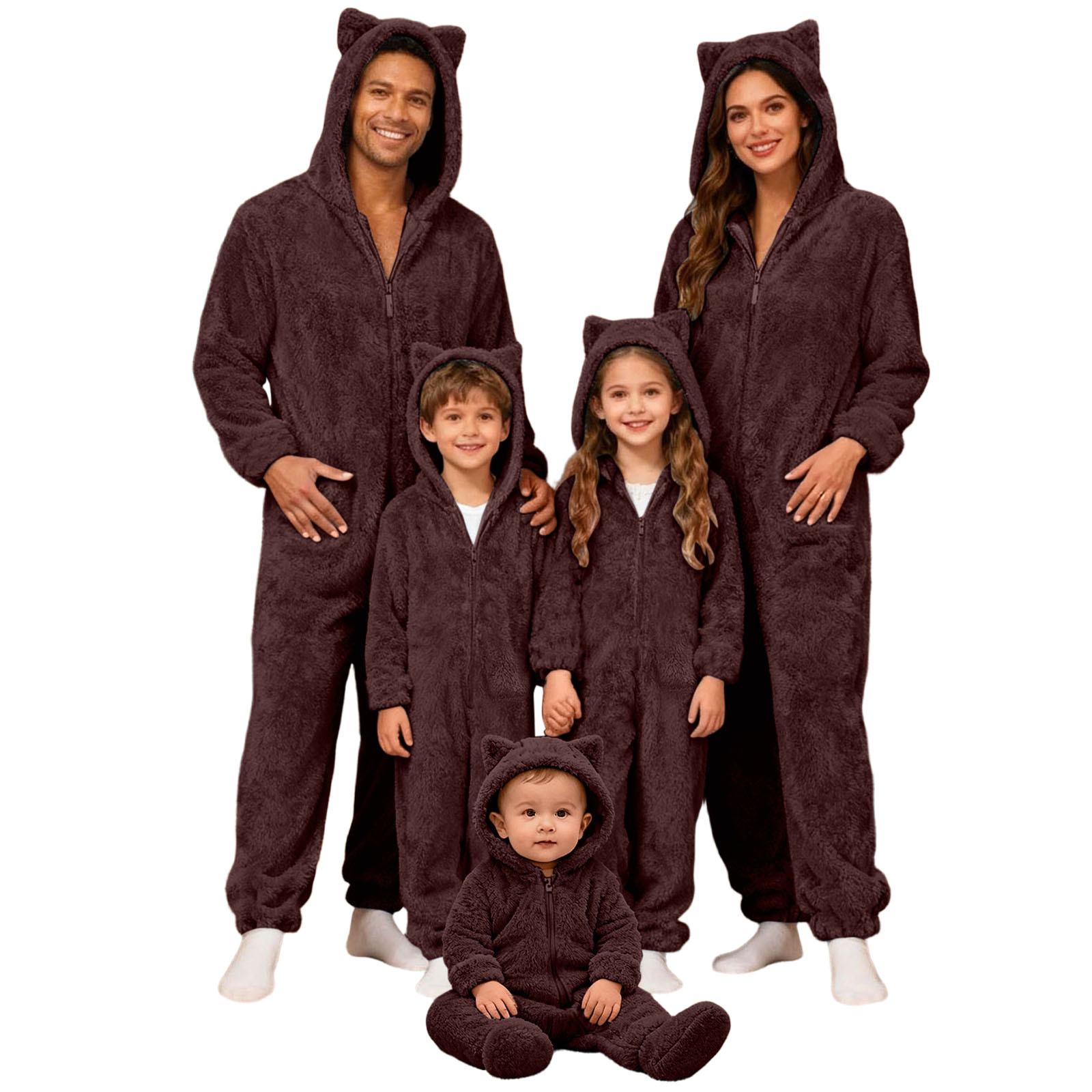 Christmas Pajama Set Made of Cotton for Families
