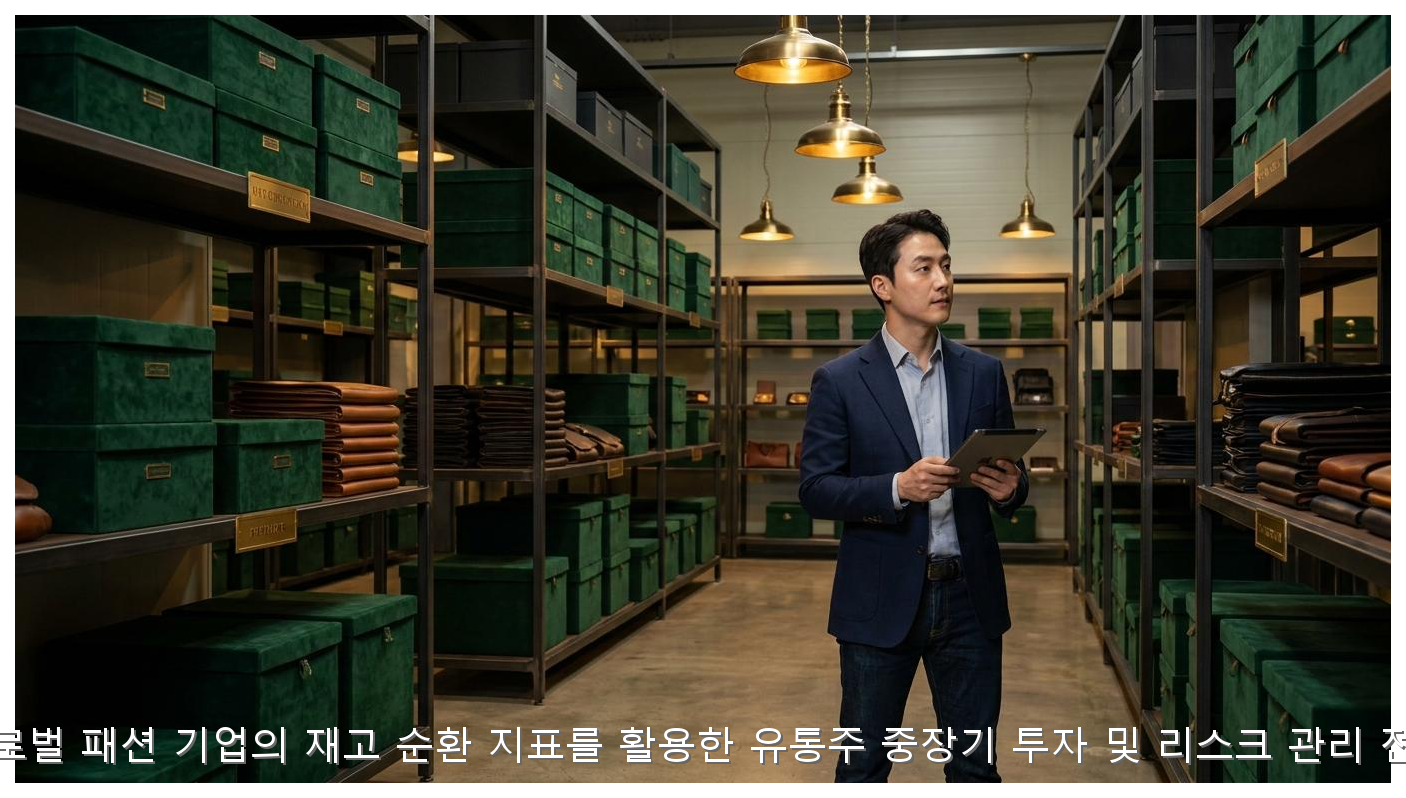 글로벌 패션 기업의 재고 순환 지표를 활용한 유통주 중장기 투자 및 리스크 관리 전략 핵심 안내 및 분석 인포그래픽 (3)