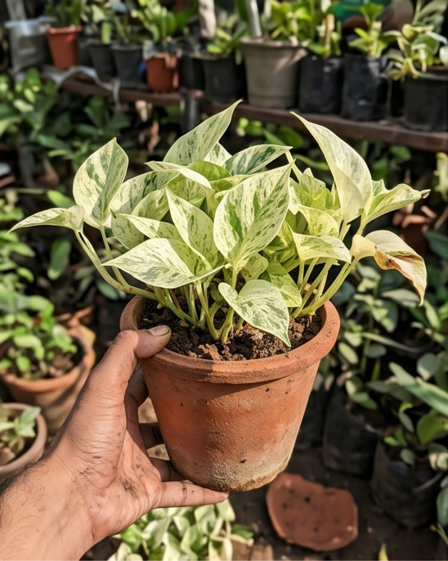 Snow Queen Money Plant Indoor — view 5