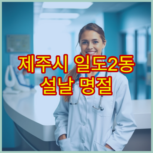제주시 일도2동 설날 명절 산부인과 연휴 진료 병원 응급 진료 가능 여부 정리
