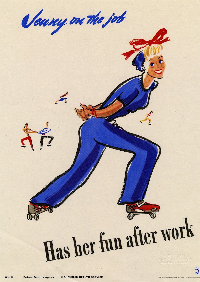Jenny On The Job Has Her Fun After Work 1943